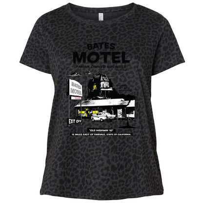 Ladies Curvy Jersey - CXGXS4CD - Black Leopard - 11