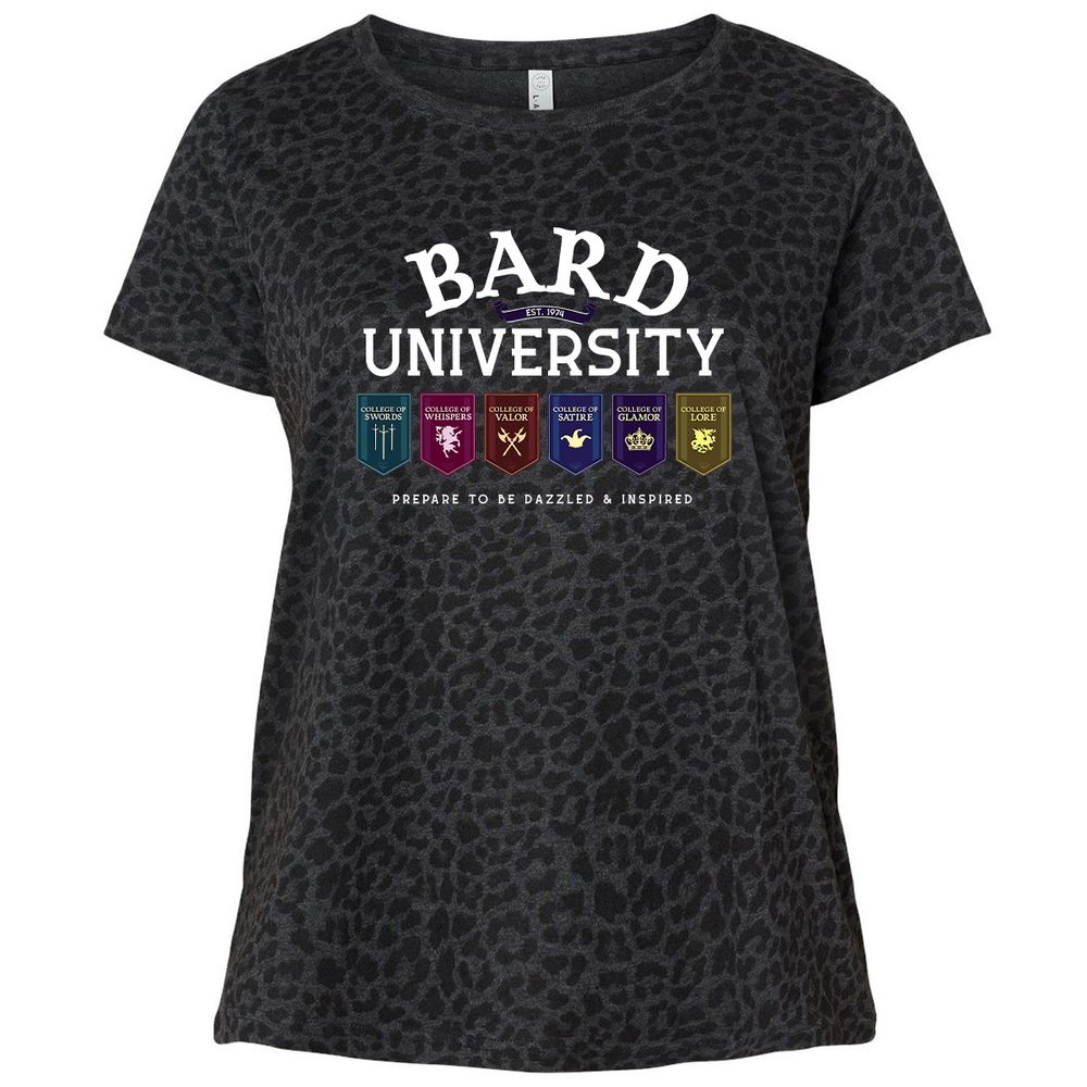 Ladies Curvy Jersey - 5A4ME94U - Black Leopard - 11