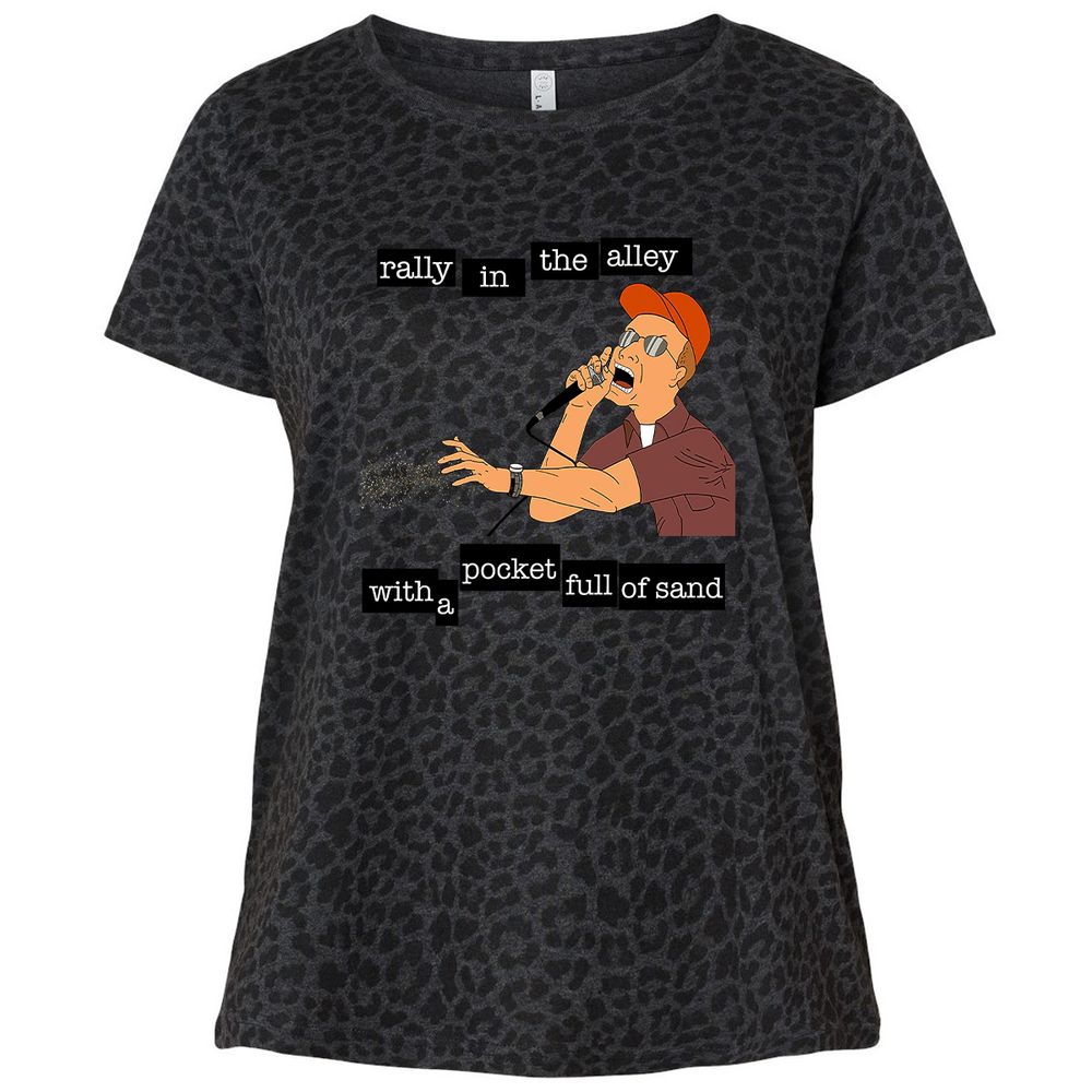 Ladies Curvy Jersey - 83RCZK9T - Black Leopard - 11