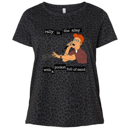 Ladies Curvy Jersey - 83RCZK9T - Black Leopard - 11