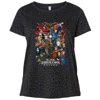 Ladies Curvy Jersey - 7DD88EA6 - Black Leopard - 11