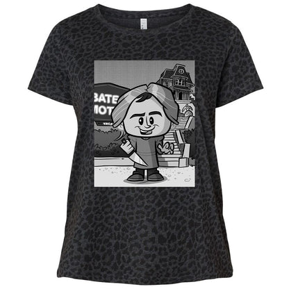 Ladies Curvy Jersey - CH5QEYNH - Black Leopard - 11