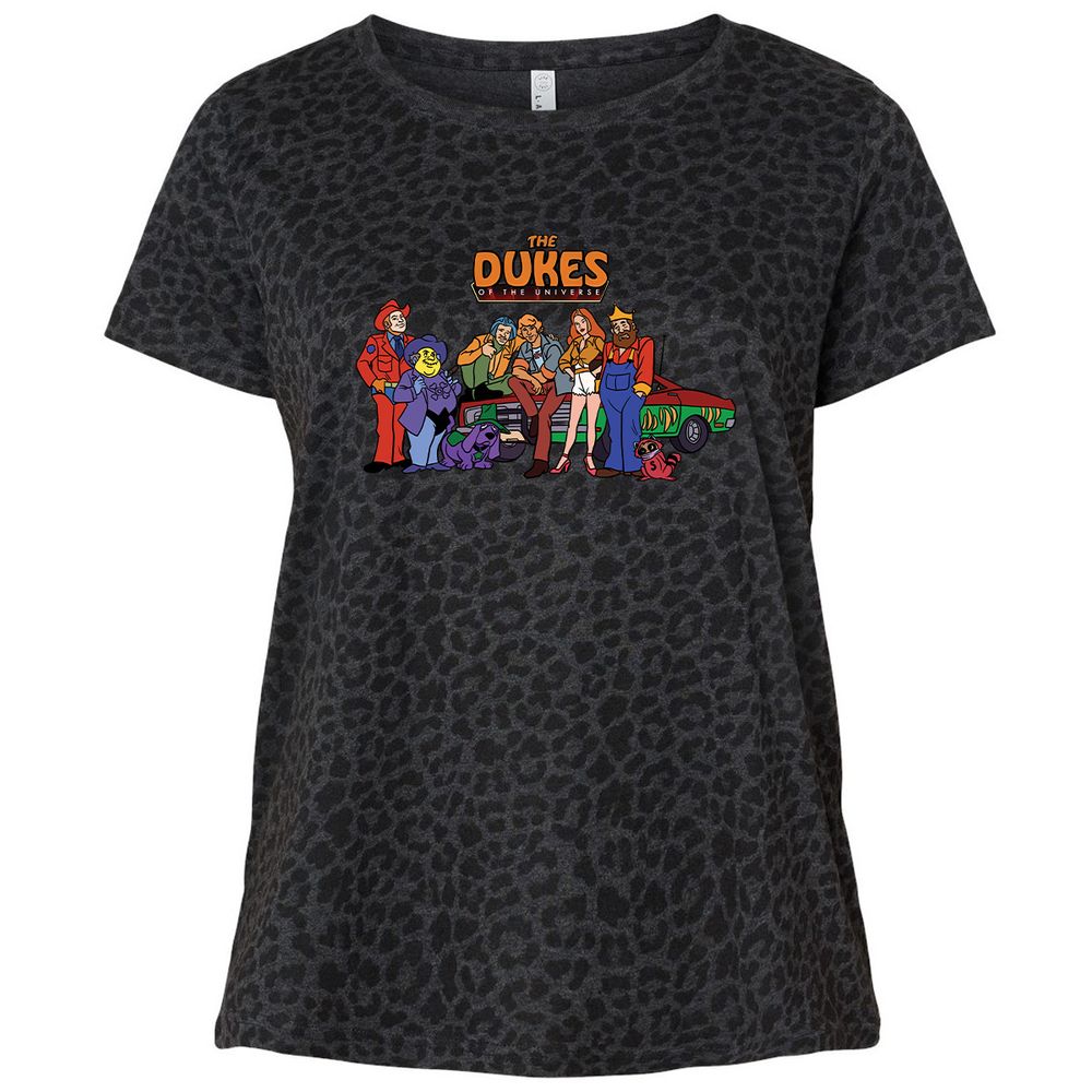 Ladies Curvy Jersey - 8MLQZZ2T - Black Leopard - 11