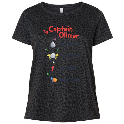 Ladies Curvy Jersey - 8ZK9U5XA - Black Leopard - 11