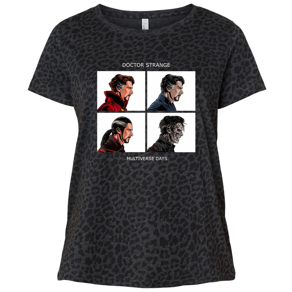 Ladies Curvy Jersey - H1XEHK4H - Black Leopard - 11