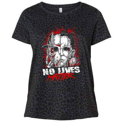 Ladies Curvy Jersey - Z9L9GLRG - Black Leopard - 11