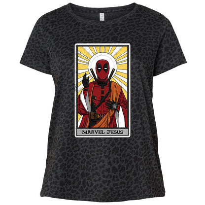 Ladies Curvy Jersey - 517GRW8J - Black Leopard - 11