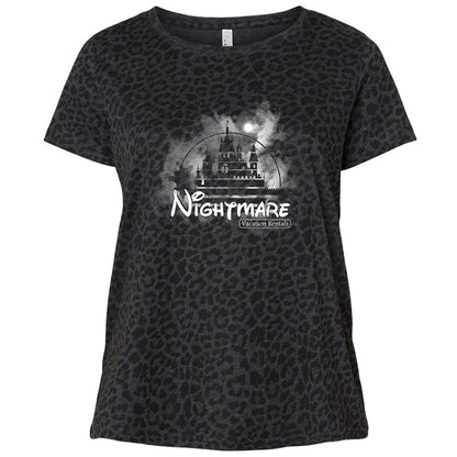 Ladies Curvy Jersey - 6S35BKMW - Black Leopard - 11