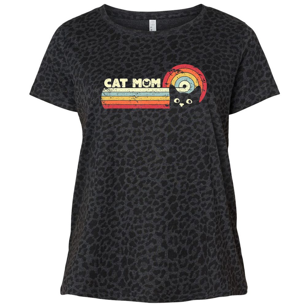 Ladies Curvy Jersey - WSTJCQGW - Black Leopard - 11