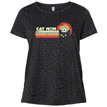 Ladies Curvy Jersey - WSTJCQGW - Black Leopard - 11