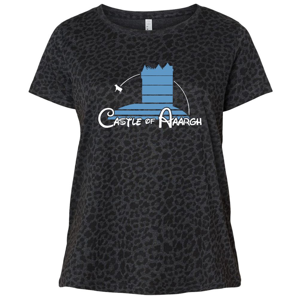 Ladies Curvy Jersey - QJE2HQ6F - Black Leopard - 11