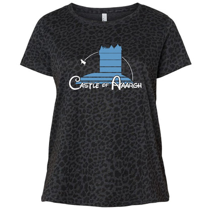 Ladies Curvy Jersey - QJE2HQ6F - Black Leopard - 11