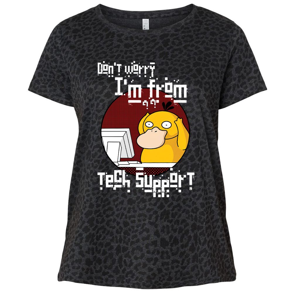 Ladies Curvy Jersey - LPTPRMV2 - Black Leopard - 11