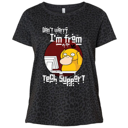 Ladies Curvy Jersey - LPTPRMV2 - Black Leopard - 11