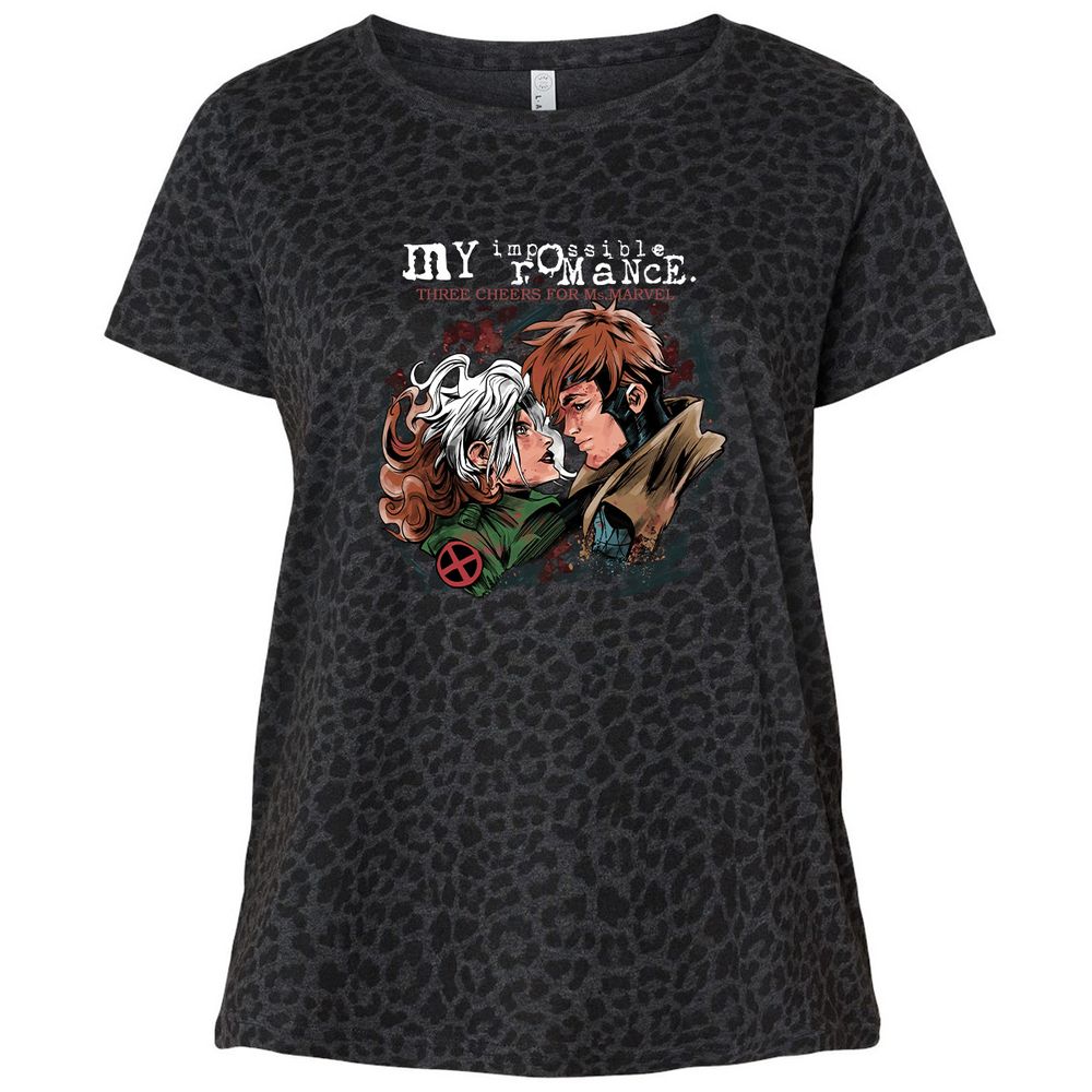 Ladies Curvy Jersey - VEAHGR6V - Black Leopard - 11