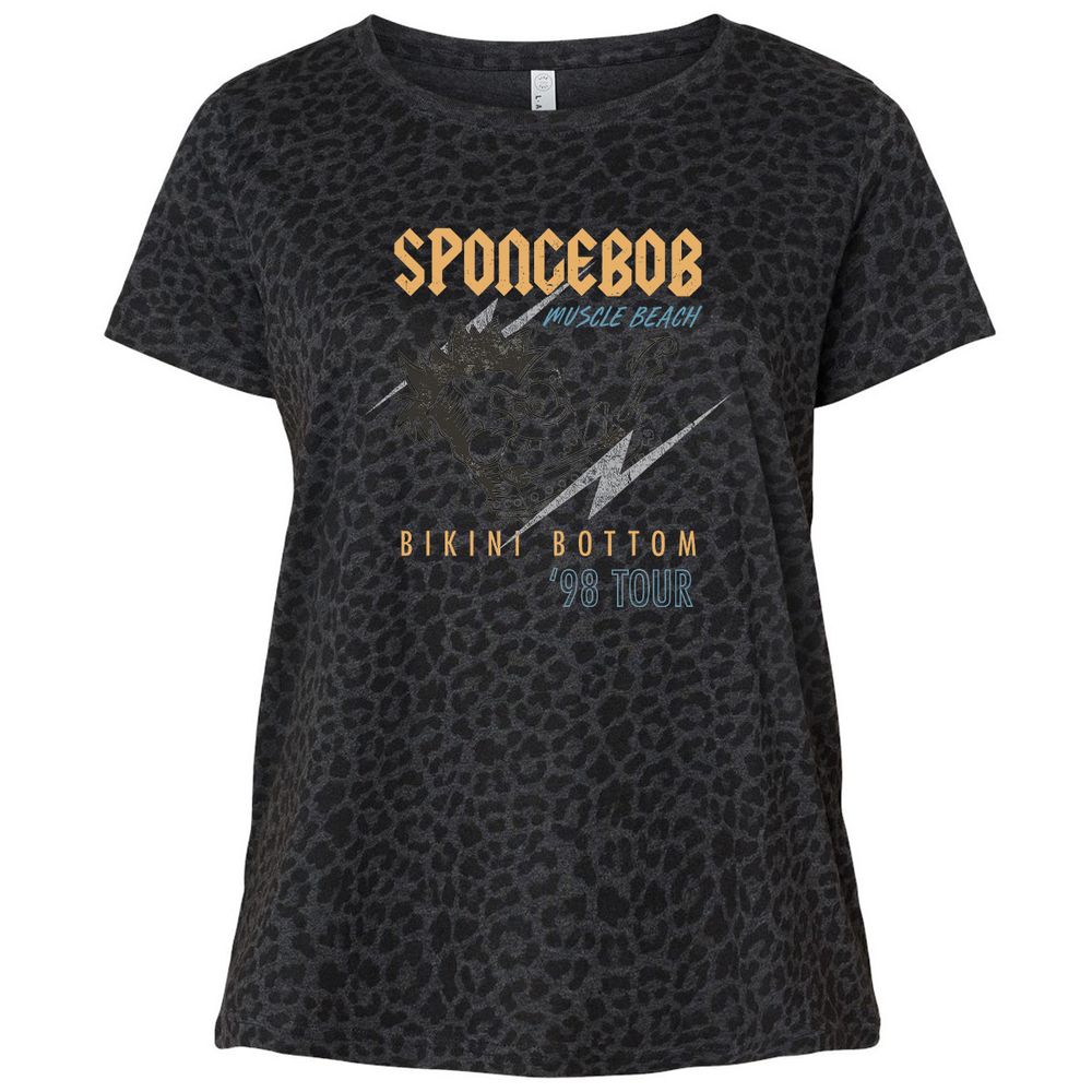 Ladies Curvy Jersey - YM844943 - Black Leopard - 11