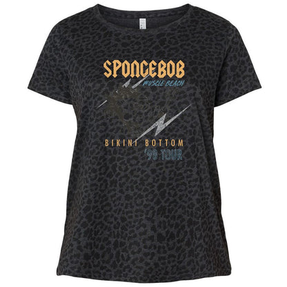 Ladies Curvy Jersey - YM844943 - Black Leopard - 11