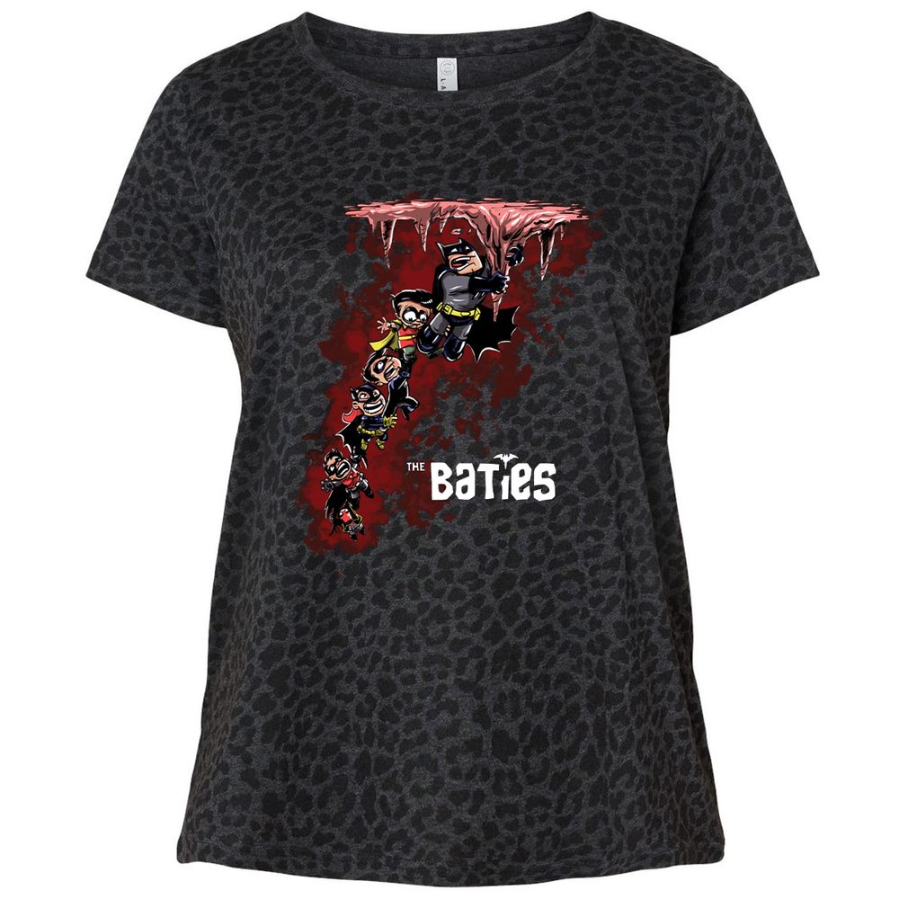 Ladies Curvy Jersey - XFMYHSNS - Black Leopard - 11