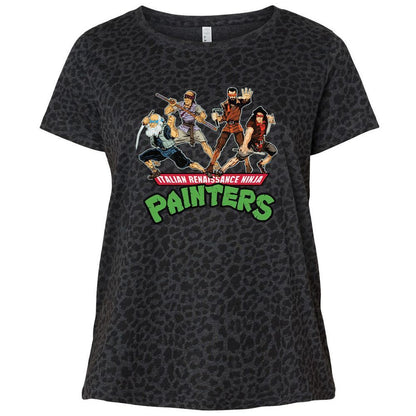 Ladies Curvy Jersey - KTY292RN - Black Leopard - 11