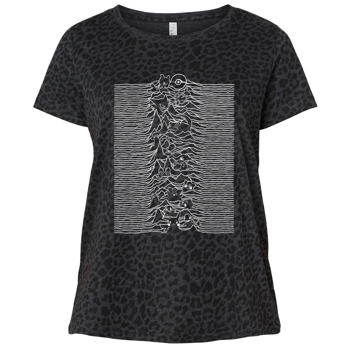 Ladies Curvy Jersey - J4ZB8UHN - Black Leopard - 11