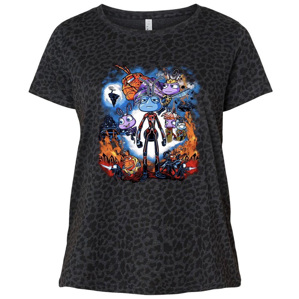 Ladies Curvy Jersey - FHPCMW5B - Black Leopard - 11