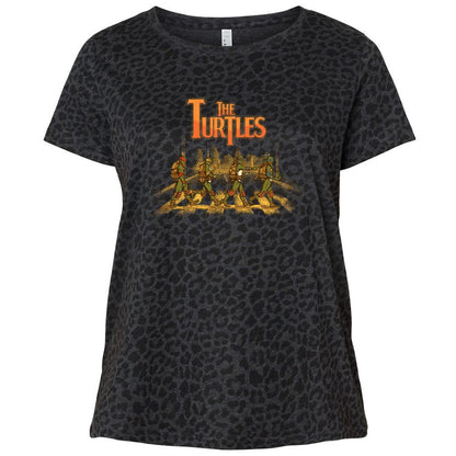 Ladies Curvy Jersey - VZNN8N1Y - Black Leopard - 11