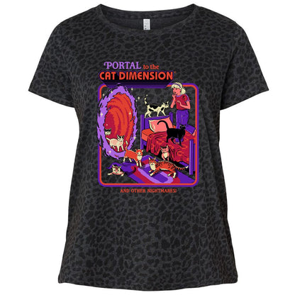 Ladies Curvy Jersey - MMS7WH2S - Black Leopard - 11