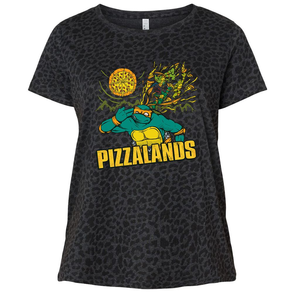 Ladies Curvy Jersey - Q9VC8DBM - Black Leopard - 11