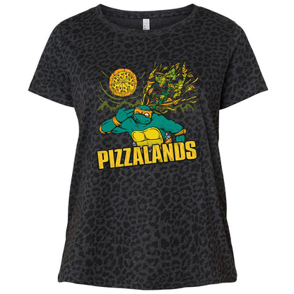 Ladies Curvy Jersey - Q9VC8DBM - Black Leopard - 11