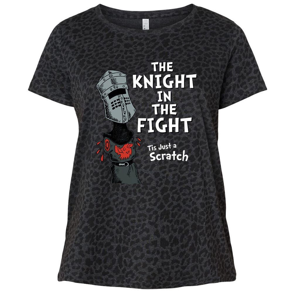 Ladies Curvy Jersey - F4D3LDKT - Black Leopard - 11