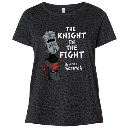 Ladies Curvy Jersey - F4D3LDKT - Black Leopard - 11