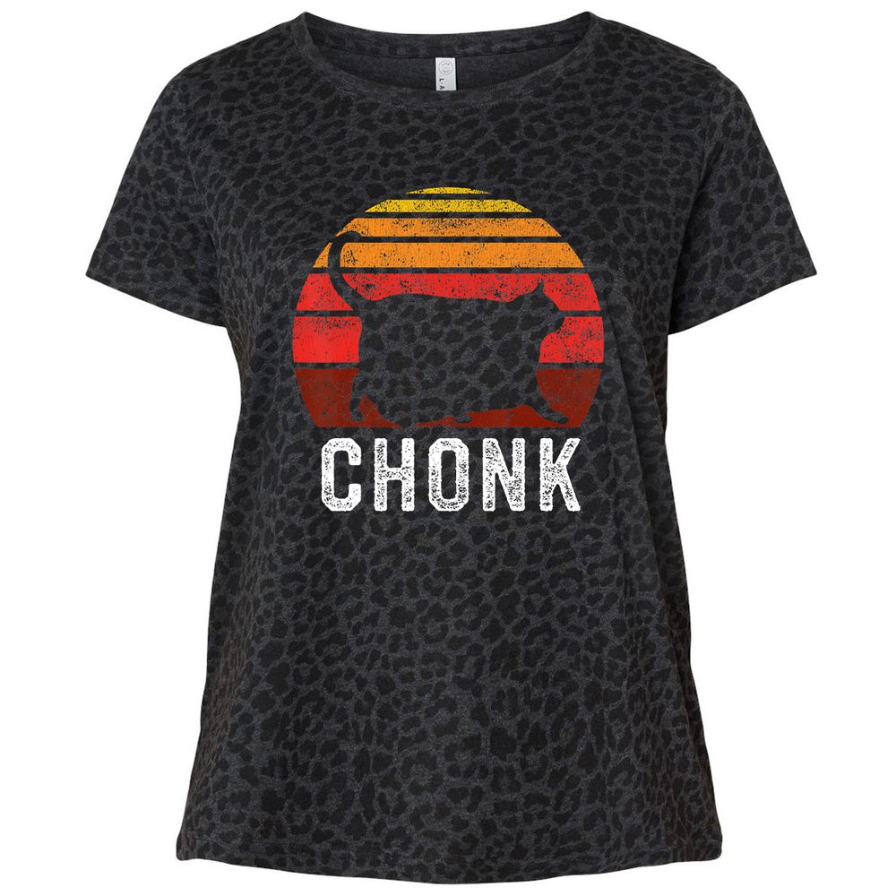 Ladies Curvy Jersey - 9Q3EZ19E - Black Leopard - 11