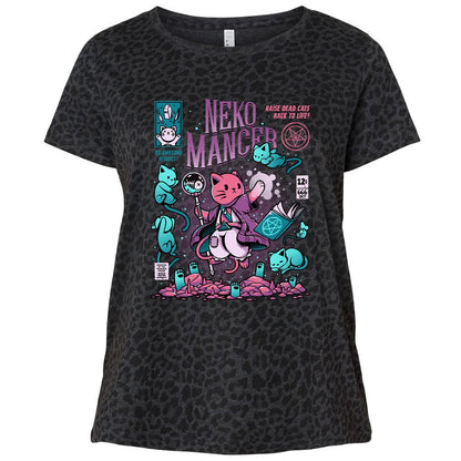 Ladies Curvy Jersey - 5B8ZH5S3 - Black Leopard - 11