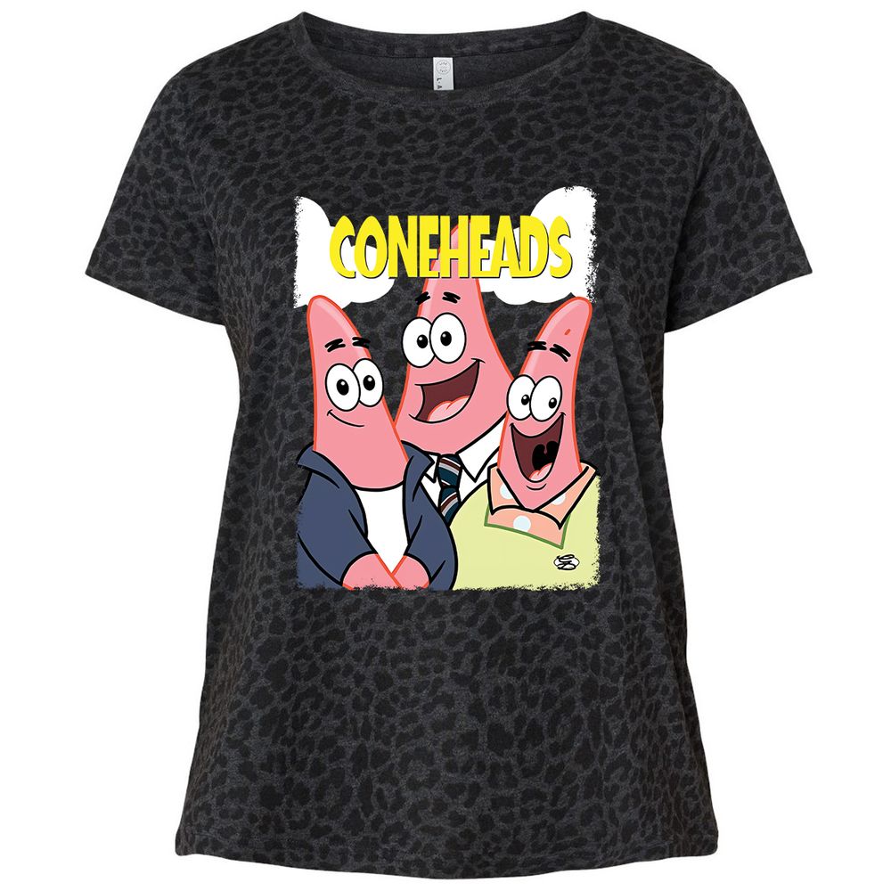 Ladies Curvy Jersey - X7A7QLLU - Black Leopard - 11