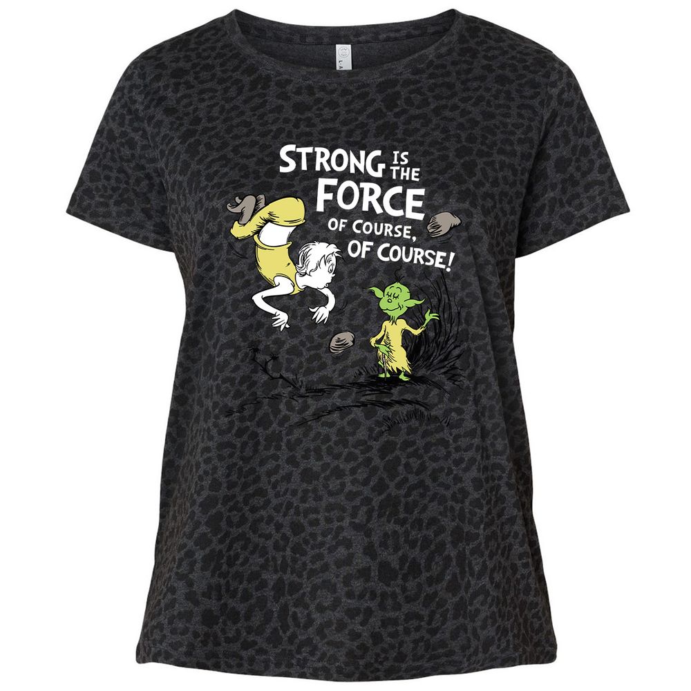 Ladies Curvy Jersey - ENUFJFWR - Black Leopard - 11