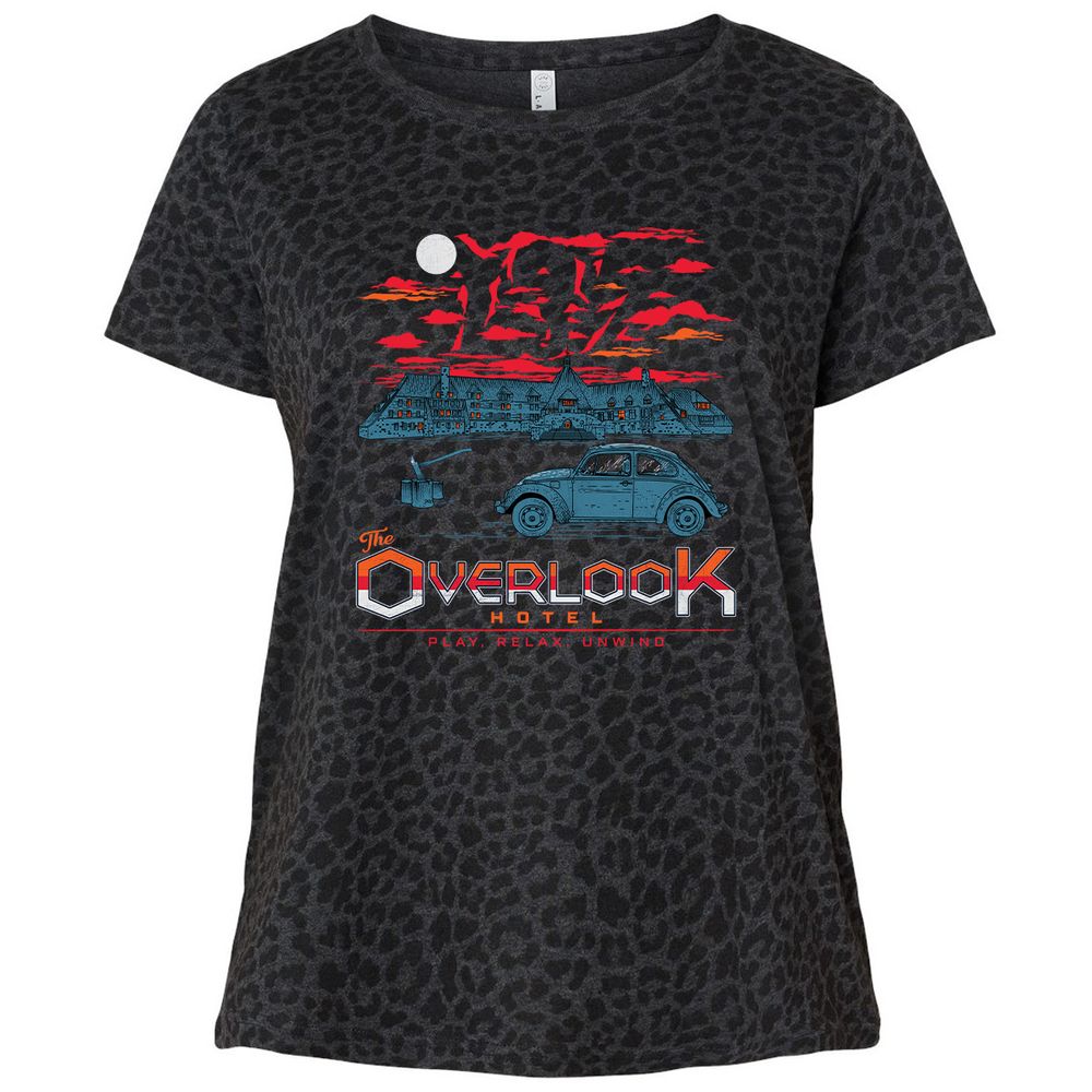 Ladies Curvy Jersey - WFP6EFVF - Black Leopard - 11