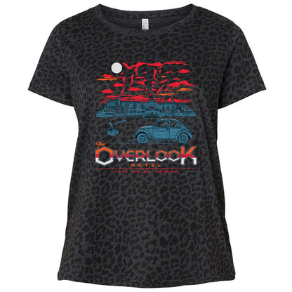 Ladies Curvy Jersey - WFP6EFVF - Black Leopard - 11