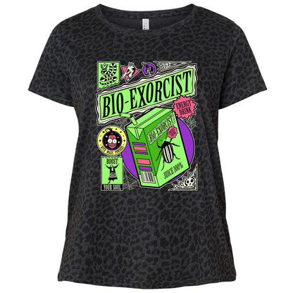 Ladies Curvy Jersey - QXS1WTJ7 - Black Leopard - 11