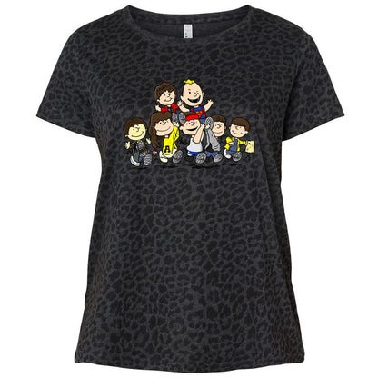 Ladies Curvy Jersey - WSK1EF8N - Black Leopard - 11