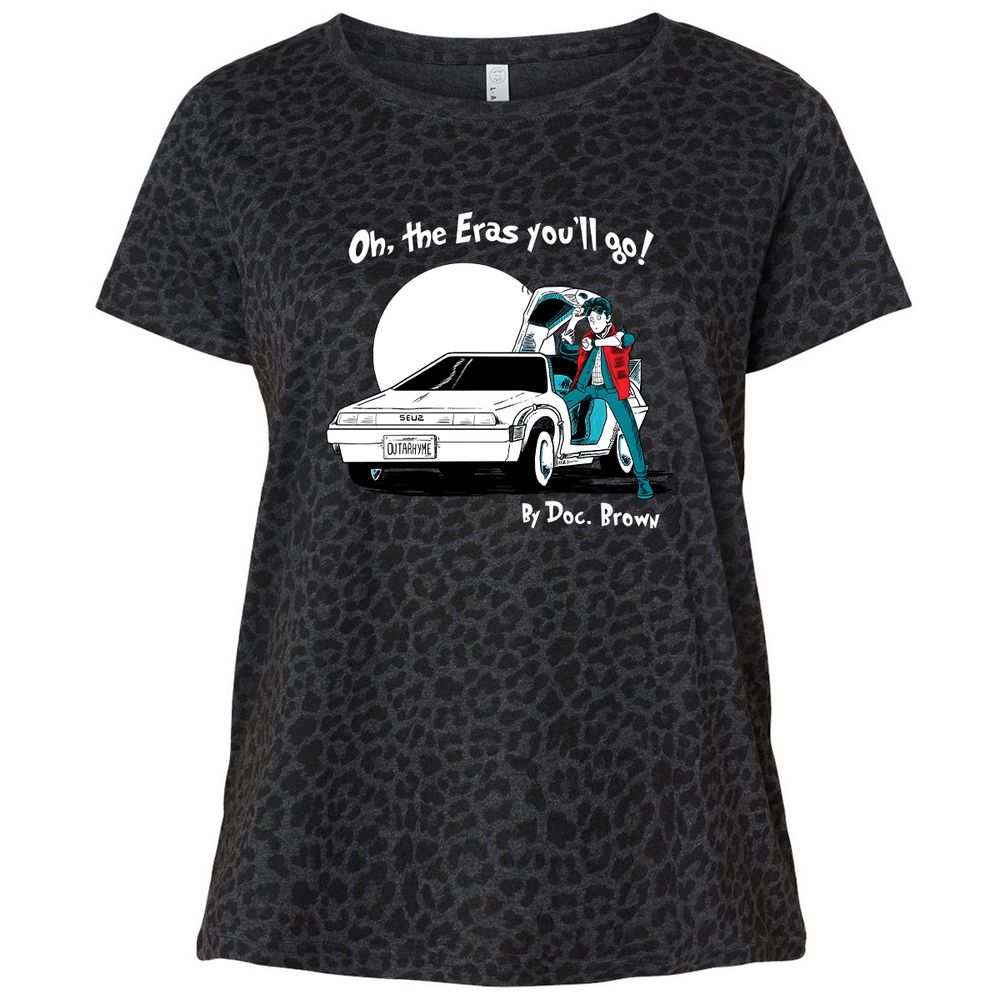 Ladies Curvy Jersey - LDCA15C9 - Black Leopard - 11