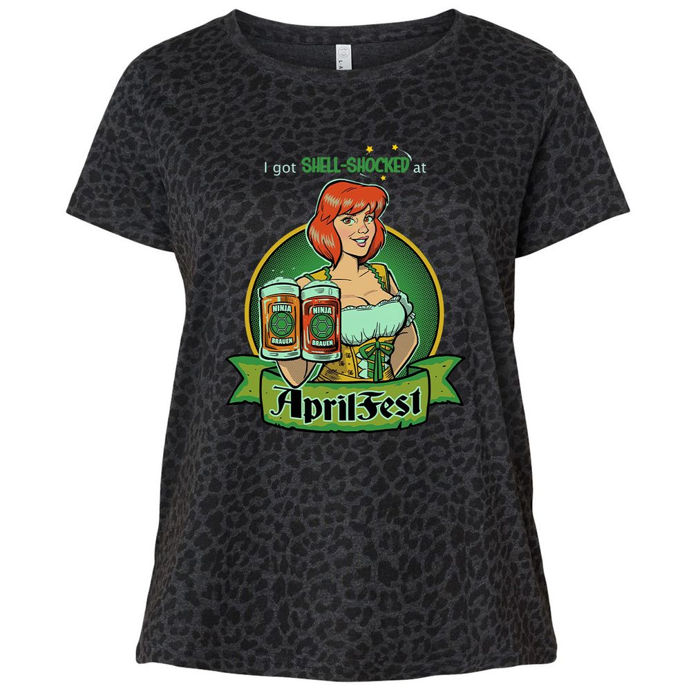 Ladies Curvy Jersey - K22YZF6V - Black Leopard - 11