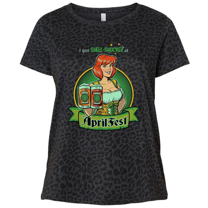 Ladies Curvy Jersey - K22YZF6V - Black Leopard - 11