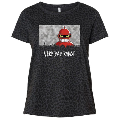 Ladies Curvy Jersey - N3WQ555M - Black Leopard - 11