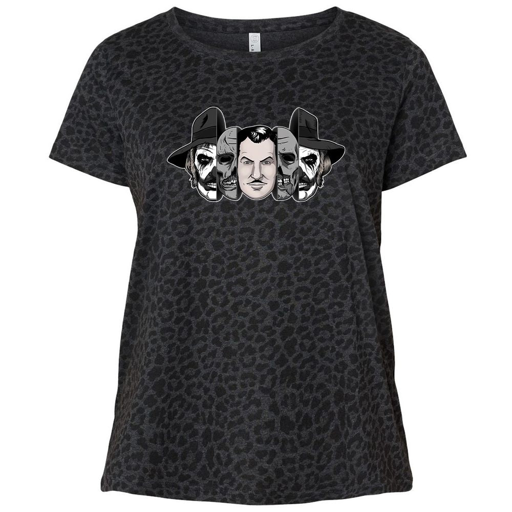 Ladies Curvy Jersey - E5MCH1LJ - Black Leopard - 11