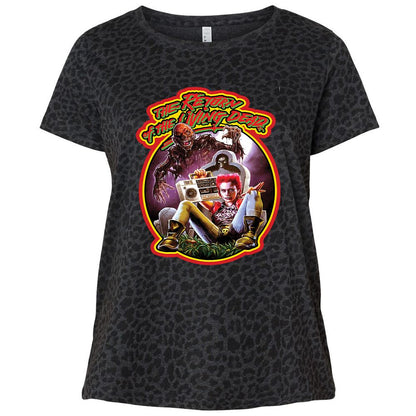 Ladies Curvy Jersey - JH8C4S5S - Black Leopard - 11