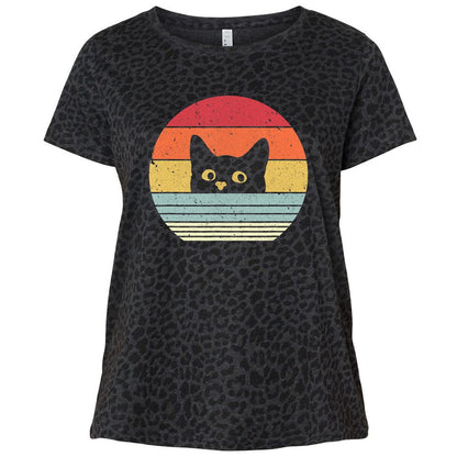 Ladies Curvy Jersey - CFL2DPPE - Black Leopard - 11