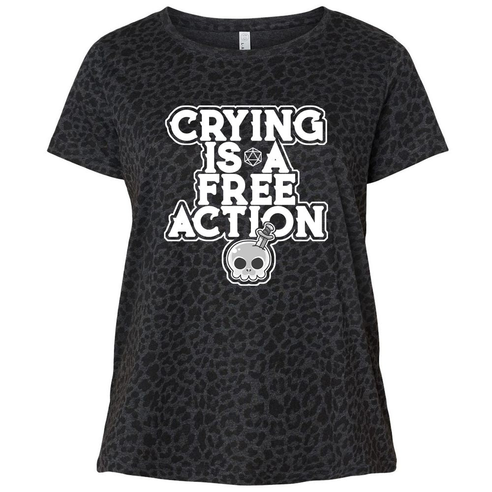 Ladies Curvy Jersey - ZGFRN2C3 - Black Leopard - 11