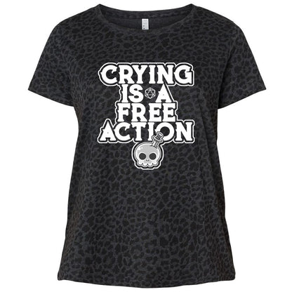 Ladies Curvy Jersey - ZGFRN2C3 - Black Leopard - 11