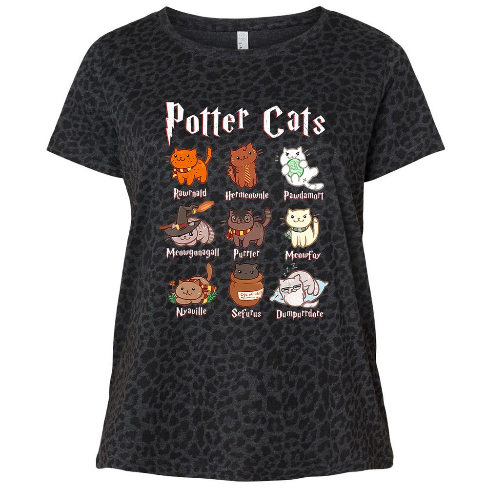 Ladies Curvy Jersey - GCP31NED - Black Leopard - 11