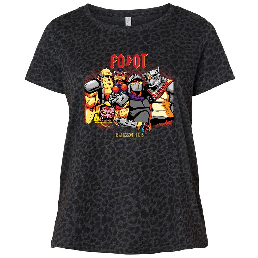 Ladies Curvy Jersey - YLBV8R8C - Black Leopard - 11